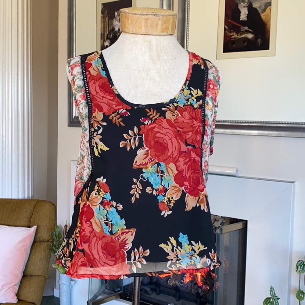 Band of Gypsies sheer tank, Size Med